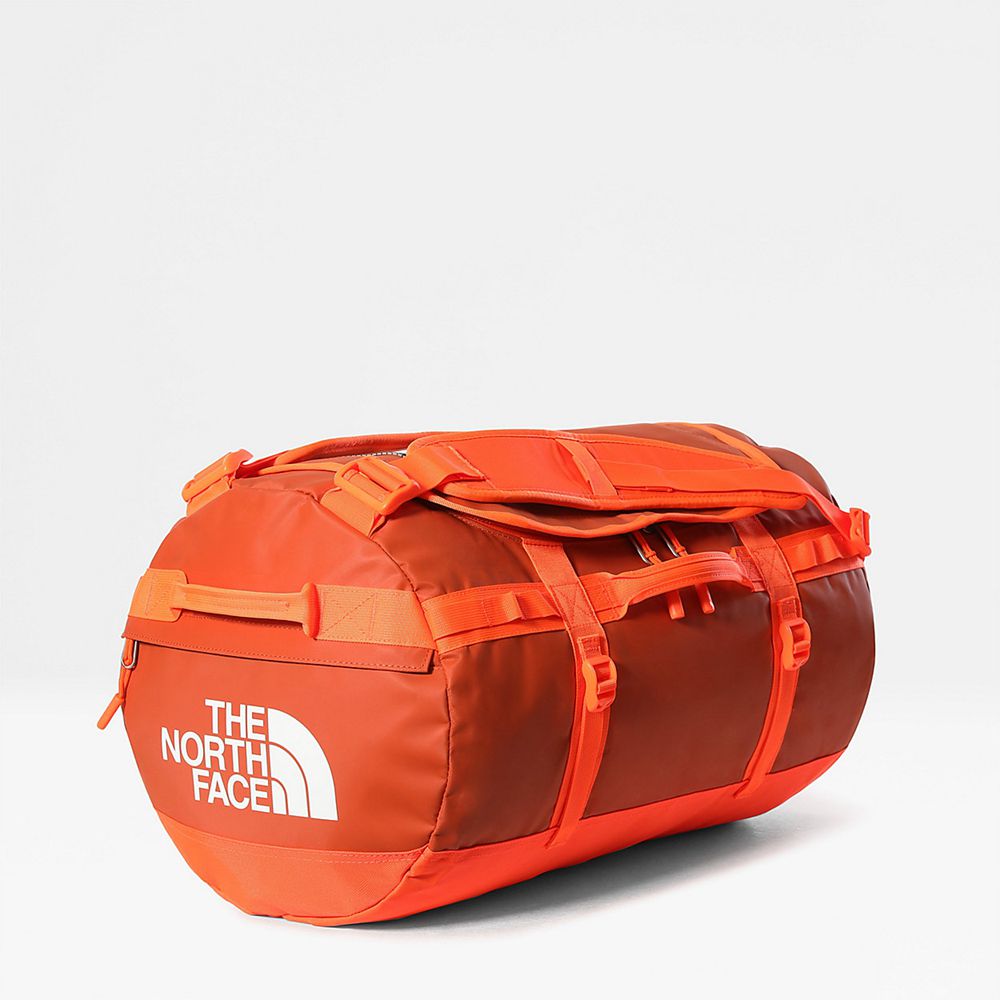 The North Face Duffel Bag Mens Australia - The North Face Base Camp - Small Orange (LXT-210867)